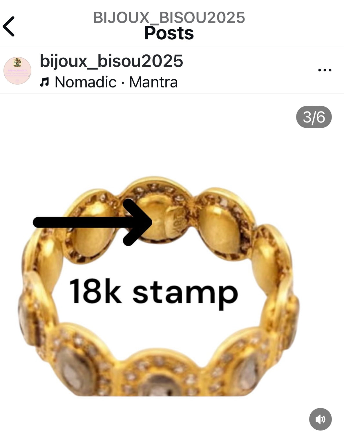 18k yellow gold Byzantine-looking ring